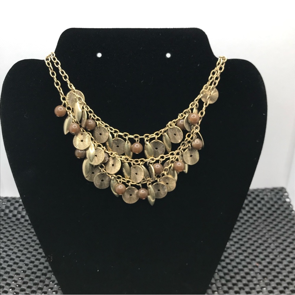 - ANNA ORANGE NECKLACE SET